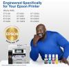 imageEPSON 542 EcoTank Ink Ultrahigh Capacity Bottle Color Combo Pack T542520S Works with EcoTank Pro ET5150 ET5170 ET5180 ET5800 ET5850 ET5880 ET16600 ET16650Ink