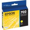 imageEPSON 702 DURABrite Ultra Ink High Capacity Cyan Cartridge T702XL220S Works with WorkForce Pro WF3720 WF3730 WF3733Black
