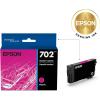 imageEPSON 702 DURABrite Ultra Ink Standard Capacity Magenta Cartridge T702320S Works with WorkForce Pro WF3720 WF3730 WF3733 1 Count Pack of 11 Count Pack of 1
