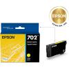 imageEPSON 702 DURABrite Ultra Ink Standard Capacity Yellow Cartridge T702420S Works with WorkForce Pro WF3720 WF3730 WF37331 Count Pack of 1