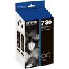 imageEPSON 786 DURABrite Ultra Ink Standard Capacity Black Dual Cartridge Pack T786120D2 Works with WorkForce WF5110 WF5190 WF5620 WF5690