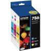 imageEPSON 786 DURABrite Ultra Ink Standard Capacity Black ampamp Color Cartridge Combo Pack T786120BCS Works with WorkForce WF5110 WF5190 WF5620 WF5690Combo Pack INK