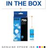 imageEPSON 786 DURABrite Ultra Ink Standard Capacity Cyan Cartridge T786220 Works with WorkForce WF5110 WF5190 WF5620 WF5690