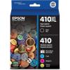 imageEpson 410XL Black ampamp Standard Photo Black and CMY Color Ink Cartridges Combo 5 Pack T410XLBCS ampamp 410XL Photo Black Ink Cartridge High Capacity T410XL1204 Color Ink  410XL Black Ink