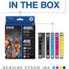 imageEpson 410XL Black ampamp Standard Photo Black and CMY Color Ink Cartridges Combo 5 Pack T410XLBCS ampamp 410XL Photo Black Ink Cartridge High Capacity T410XL1204 Color Ink  410XL Black Ink