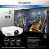 imageEpson Home Cinema 4010 4K PROUHD Projector with Advanced 3Chip Design and HDR with 100 Balanced Color and White Brightness and Ultra Wide DCIP3 Color Gamut V11H932020N RenewedHC 4010