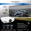 imageEpson Home Cinema 5050UB 4K PROUHD Projector with Advanced 3Chip Design and HDR10 with 100 Balanced Color and White Brightness and Ultra Wide DCIP3 Color Gamut RenewedProjector