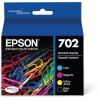 imageEpson T702120BCS DURABrite Ultra Black and Color Combo Pack Standard Capacity Cartridge Ink ampamp T702XL120S DURABrite Ultra Black High Capacity Cartridge Ink