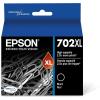 imageEpson T702120BCS DURABrite Ultra Black and Color Combo Pack Standard Capacity Cartridge Ink ampamp T702XL120S DURABrite Ultra Black High Capacity Cartridge Ink
