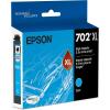 imageEPSON 702 DURABrite Ultra Ink High Capacity Cyan Cartridge T702XL220S Works with WorkForce Pro WF3720 WF3730 WF3733Cyan