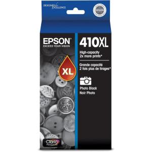 imageEPSON 410 Claria Premium Ink High Capacity Photo Black Cartridge T410XL120 Works with Expression Premium XP530 XP630 XP640 XP7100 XP830