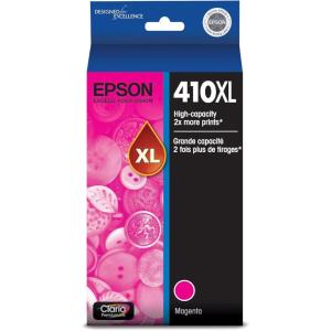 imageEPSON 410 Claria Premium Ink High Capacity T410XL020 Works with Expression Premium XP530 XP630 XP640 XP7100 XP830Magenta