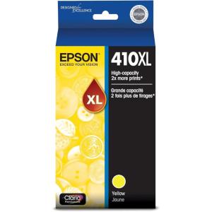 imageEPSON 410 Claria Premium Ink High Capacity T410XL020 Works with Expression Premium XP530 XP630 XP640 XP7100 XP830Yellow
