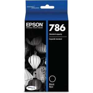imageEPSON 786 DURABrite Ultra Ink Standard Capacity Black Cartridge T786120S Works with WorkForce WF5110 WF5190 WF5620 WF5690