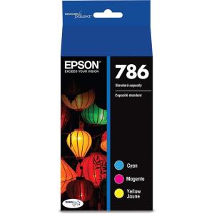 imageEPSON 786 DURABrite Ultra Ink Standard Capacity Color Combo Pack T786520S Works with WorkForce WF5110 WF5190 WF5620 WF5690