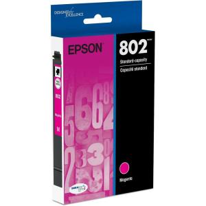 imageEPSON 802 DURABrite Ultra Ink Standard Capacity Magenta Cartridge T802320S Works with WorkForce Pro WF4720 WF4730 WF4734 WF4740