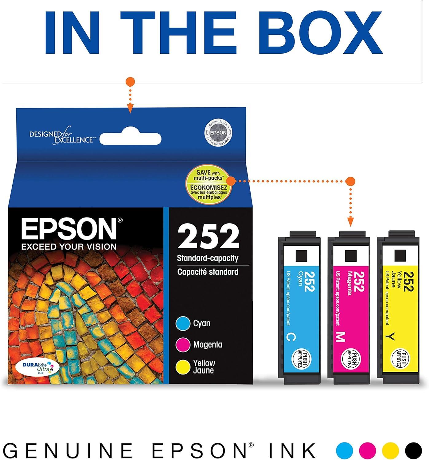 imageEpson DURABrite Ultra Ink Cartridge Combo Packs for Workforce PrintersInk  4 Color  Ink  3 Color
