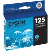 imageEPSON 125 DURABrite Ultra Ink Standard Capacity Cyan Cartridge T125220S Works with Stylus NX125 NX127 NX130 NX230 NX420 NX530 NX625 WorkForce WF320 WF323 WF325 WF520