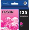 imageEPSON 125 DURABrite Ultra Ink Standard Capacity Magenta Cartridge T125320S Works with Stylus NX125 NX127 NX130 NX230 NX420 NX530 NX625 WorkForce WF320 WF323 WF325 WF520