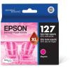 imageEPSON 127 DURABrite Ultra Ink Black Cartridge For NX530 NX625 WF3520 WF3530 WF3540 WF545 WF60 WF630 WF633 WF635 WF645 WF7010 WF7510 WF7520 WF840 WF845Water ResistantBlack