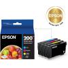 imageEPSON 200 DURABrite Ultra Ink Standard Capacity Black ampamp Color Cartridge Combo Pack T200120BCS Works with WorkForce WF2520 WF2530 WF2540 Expression XP200 XP300 XP310 XP400 XP410Ink