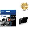 imageEPSON 202 Claria Ink High Capacity Yellow Cartridge T202XL420S Works with WorkForce WF2860 Expression XP5100Black