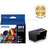 imageEPSON 202 Claria Ink Standard Capacity Color Combo Pack T202520S Works with WorkForce WF2860 Expression XP5100
