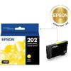 imageEPSON 202 Claria Ink Standard Capacity Yellow Cartridge T202420S Works with WorkForce WF2860 Expression XP5100
