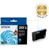 imageEPSON 212 Claria Ink High Capacity Cyan Cartridge T212XL220S Works with WorkForce WF2830 WF2850 Expression XP4100 XP41051 Count Pack of 1