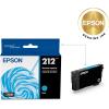 imageEPSON 212 Claria Ink Standard Capacity Cyan Cartridge T212220S Works with WorkForce WF2830 WF2850 Expression XP4100 XP4105