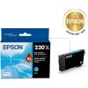 imageEPSON 220 DURABrite Ultra Ink High Capacity Black Cartridge T220XL120S Works with WorkForce WF2630 WF2650 WF2660 WF2750 WF2760 Expression XP320 XP420 XP424Cyan