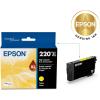 imageEPSON 220 DURABrite Ultra Ink High Capacity Black Cartridge T220XL120S Works with WorkForce WF2630 WF2650 WF2660 WF2750 WF2760 Expression XP320 XP420 XP424Yellow