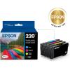 imageEPSON 220 DURABrite Ultra Ink Standard Capacity Black ampamp Color Cartridge Combo Pack T220120BCS Works with WorkForce WF2630 WF2650 WF2660 WF2750 WF2760 Expression XP320 XP420 XP424Black and Color Combo Pack