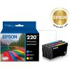imageEPSON 220 DURABrite Ultra Ink Standard Capacity Color Combo Pack T220520S Works with WorkForce WF2630 WF2650 WF2660 WF2750 WF2760 Expression XP320 XP420 XP424
