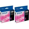 imageEPSON 220 DURABrite Ultra Ink Standard Capacity Yellow Cartridge T220420S Works with WorkForce WF2630 WF2650 WF2660 WF2750 WF2760 Expression XP320 XP420 XP424Magenta