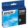 imageEPSON 220 DURABrite Ultra Ink Standard Capacity Yellow Cartridge T220420S Works with WorkForce WF2630 WF2650 WF2660 WF2750 WF2760 Expression XP320 XP420 XP424Cyan