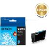 imageEPSON 252 DURABrite Ultra Ink High Capacity Cyan Cartridge T252XL220S Works with WorkForce WF3620 WF3640 WF7110 WF7610 WF7620 WF7710 WF7720 WF7210