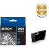 imageEPSON 252 DURABrite Ultra Ink Standard Capacity Black Cartridge T252120S Works with WorkForce WF3620 WF3640 WF7110 WF7610 WF7620 WF7710 WF7720 WF7210