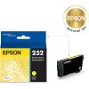 imageEPSON 252 DURABrite Ultra Ink Standard Capacity Yellow Cartridge T252420S Works with WorkForce WF3620 WF3640 WF7110 WF7610 WF7620 WF7710 WF7720 WF72101 Count Pack of 1