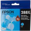 imageEPSON 288 DURABrite Ultra Ink High Capacity Cyan Cartridge T288XL220S Works with Expression XP330 XP430 XP434 XP340 XP440 XP4461 Count Pack of 2