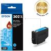 imageEPSON 302 Claria Premium Ink High Capacity Cyan Cartridge T302XL220S Works with Expression Premium XP6000 XP6100
