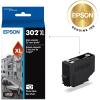 imageEPSON 302 Claria Premium Ink High Capacity Photo Black Cartridge T302XL120S Works with Expression Premium XP6000 XP6100