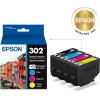 imageEPSON 302 Claria Premium Ink Standard Capacity T302020S Works with Expression Premium XP6000 XP6100Photo Black and Color Multipack