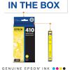 imageEPSON 410 Claria Premium Ink Standard Capacity Yellow Cartridge T410420S Works with Expression Premium XP530 XP630 XP640 XP7100 XP830