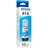 imageEPSON 512 EcoTank Ink Ultrahigh Capacity Bottle Magenta T512320S Works with EcoTank ET7700 ET7750Cyan