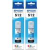 imageEPSON 512 EcoTank Ink Ultrahigh Capacity Bottle Magenta T512320S Works with EcoTank ET7700 ET7750Cyan