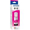 imageEPSON 512 EcoTank Ink Ultrahigh Capacity Bottle Magenta T512320S Works with EcoTank ET7700 ET7750Magenta