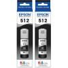 imageEPSON 512 EcoTank Ink Ultrahigh Capacity Bottle Magenta T512320S Works with EcoTank ET7700 ET7750Photo black