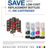 imageEPSON 522 EcoTank Ink Ultrahigh Capacity Bottle Black T522120S Works with EcoTank ET2720 ET2800 ET2803 ET2840 ET4700 ET4800 ET4810Ultrahigh Capacity Pack of 2