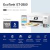 imageEpson EcoTank ET2850 Wireless Color AllinOne CartridgeFree Supertank Printer with Scan Copy and Auto 2Sided Printing  White MediumWhite
